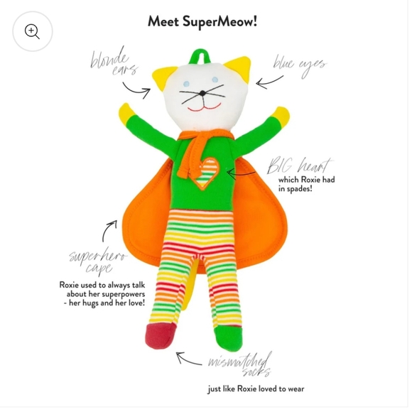 UNDER THE NILE organic Supermen Roxie Scrappy Cat  nwt - Picture 10 of 11